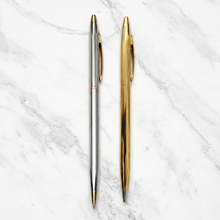 Valentine Gift Pen Set – Premium Gold & Silver Twist Ball...