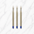 Ballpen Bazaar 0.6 MM Metal Jotter Refill Blue Ink Pack of 3 | Smooth Writing Replacement Pen Refills for Metal Jotter Ball Pens