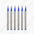 Ballpen Bazaar Set of 6 Roller Pen Refills 0.8mm Blue Ink | Smooth Writing Replacement Refills for Roller Pens | Fine Point Long Lasting Ink Flow