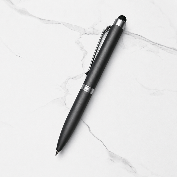 Stylus Matte Gunmetal Mini Ball Pen – Twist Mechanism | Blue Ink
