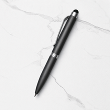 Stylus Matte Gunmetal Mini Ball Pen – Twist Mechanism | Blue Ink