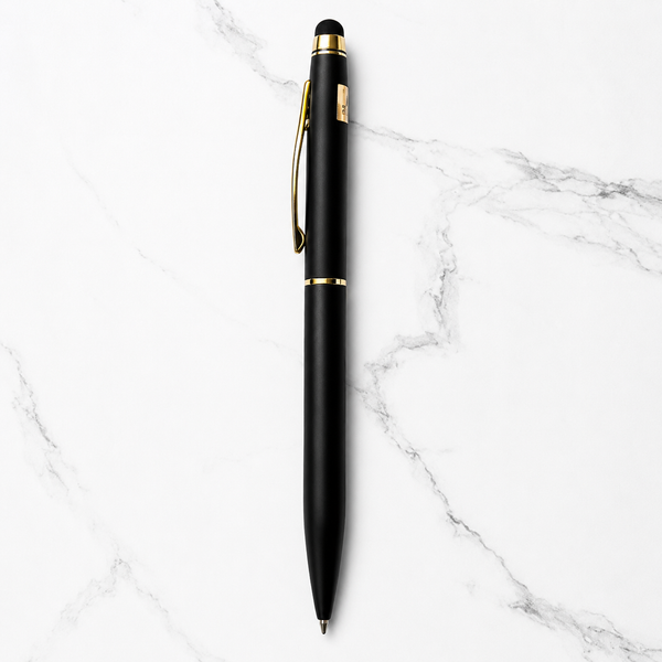 Matt Black color body Mobile Touch Ball Pen – Blue Ink