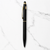 Ballpen Bazaar Stylus Matt Black Ball Pen with Gold Clip | Twist Mechanism | Smooth Blue Ink Writing Pen | Touchscreen Stylus Pen | 1 Pc