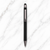 Ballpen Bazaar Stylus Matt Black Ball Pen with Silver Clip | Click Mechanism Blue Ink Pen | Touchscreen Stylus Pen for Office, School & Business Use | 1 Pc