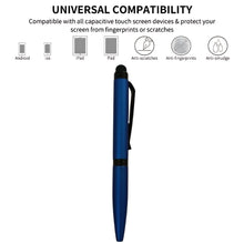 Matte Blue Mobile Touch Ball Pen – Twist Mechanism | Hybrid Stylus | Blue Ink