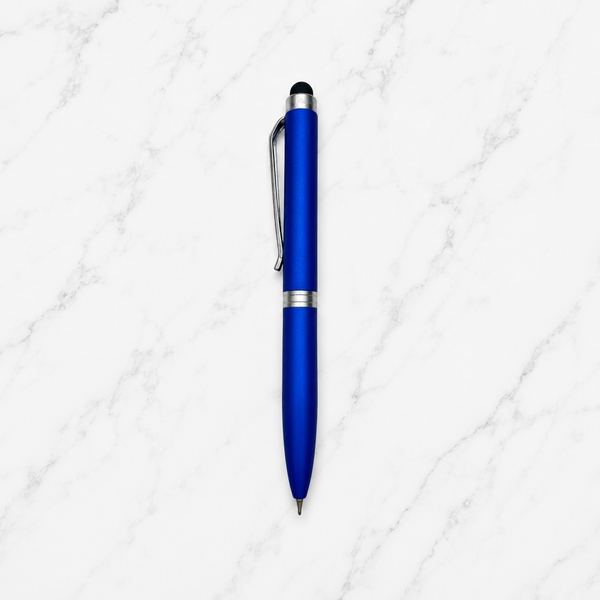 Stylus Matt Blue Mini Ball Pen | Twist Mechanism | Blue Ink