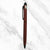 Ballpen Bazaar Stylus Metallic Glossy Maroon Designer Ball Pen with Black Clip | Twist Mechanism | Blue Ink | 1 Pc