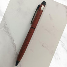 Matte Maroon Mobile Touch Pen – Blue Ink