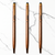 Ballpen Bazaar Stylus Rose Gold Ball Pen Set of 3 | Copper Clip | Twist Mechanism | Smooth Blue Ink | Premium Metal Stylus Pen for Office, School & Gifting
