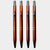 Ballpen Bazaar’s Metallic Glossy Orange Click Ball Pen Set – 4 Premium Metal...