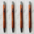 Ballpen Bazaar’s Metallic Glossy Orange Click Ball Pen Set – 4 Premium Metal...