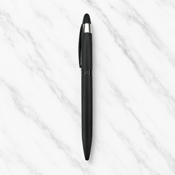 Black Body Ball Pen with Black Clip – Twist Mechanism | Cross Type Blue Ink