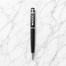 Black Body Ball Pen – Doctor Silver Clip | Twist Mechanism