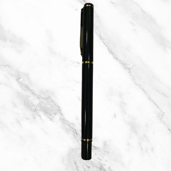 Black Body Ball Pen with Golden Clip – Openable Mechanism