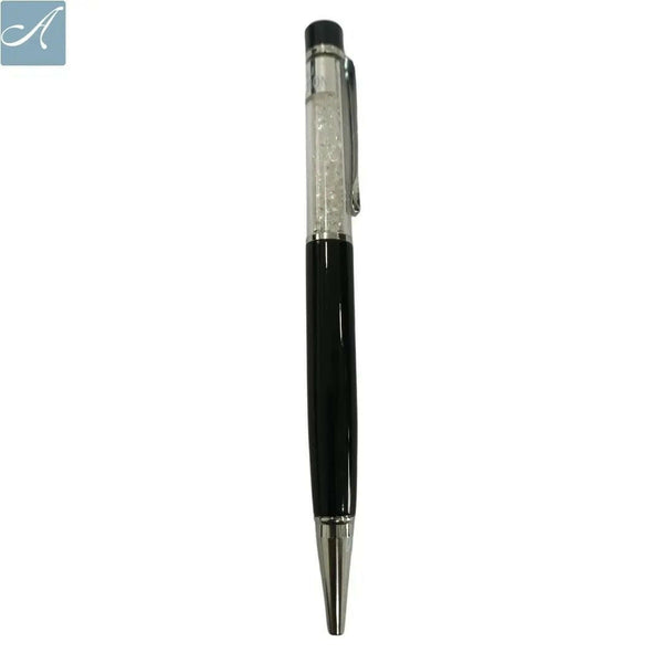 Black Diamond Pen – Elegant and Smooth Writing Experience With Mini VT Refill Blue Ink.