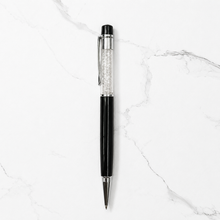 Black Diamond Pen – Elegant Design | Smooth Writing with Mini VT Refill Blue Ink