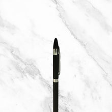 Black Metal Ball Pen with Silver Clip – Elegant Twist | Smooth Blue Ink Writing 0.6mm