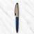 Gunmetal and Blue Ball Pen – Sleek Twist Design | Smooth Black Ink Flow