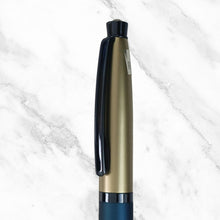 Blue and Silver Ball Pen with Blue Clip – Twist Mechanism | Smooth Writing with Glycer 0.6mm Blue Ink