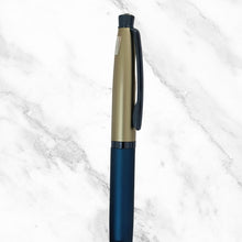 Blue and Silver Ball Pen with Blue Clip – Twist Mechanism | Smooth Writing with Glycer 0.6mm Blue Ink