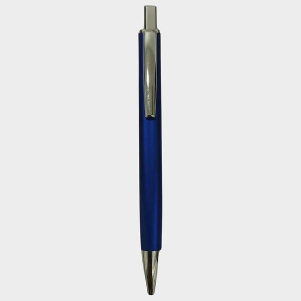 Blue & Silver Click Pen – Jotter Refill | Black Ink