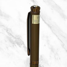 Brown Twist Ball Pen – Premium Design | Smooth Writing with Glycer 0.6mm Blue Ink