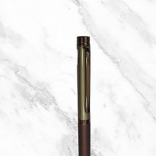 Brown and Cream Ball Pen – Twist Mechanism | Smooth Writing Blue Ink