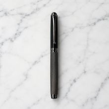 Ballpen Bazaar Metallic Glossy Gunmetal Colour Ball Pen with Black Cap & Gunmetal Clip | Openable Metal Ball Pen | Blue Ink | 1 Pen + 1 Free Refill