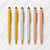 Ballpen Bazaar Set of 06 Stylus Metallic Gold Silver Rose Gold Twist Ball Pens with Free Refills | Premium Metal Blue Ink Pens