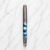 Ballpen Bazaar Metallic Glossy Gunmetal & Blue Acrylic Designer Roller Ball Pen with Gunmetal Cap | Openable Mechanism | Blue Ink | 1 Pen + 1 Free Refill