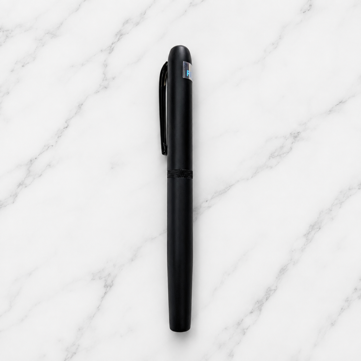 Matt black magnetic cap ball pen product image
