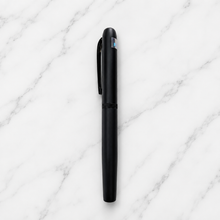 Ball Pen Bazaar Matt Black Ball Pen with Magnetic Cap | Openable Mechanism | Black Ink | 1 Pen + 1 Free Refill