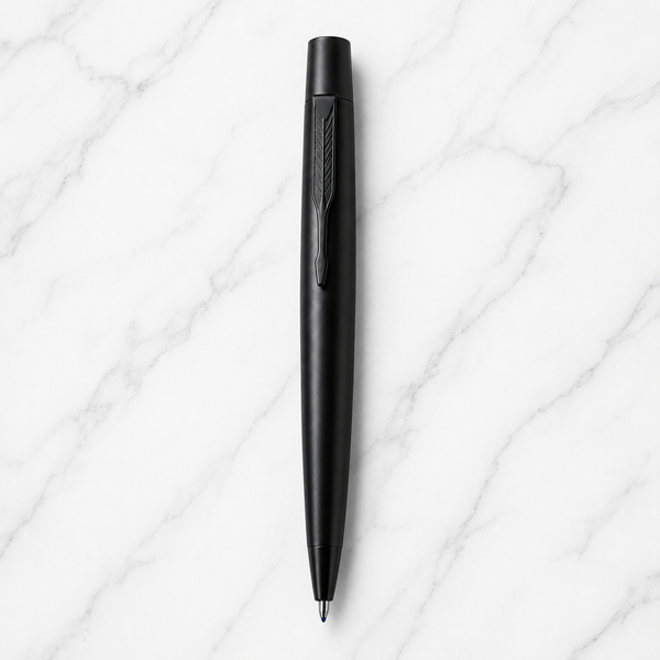 Matt Black Colour Body with Glossy Black Clip – Premium Twist Mechanism Ball...