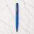 Ballpen Bazaar Matt Blue Colour Body with Glossy Blue Colour Clip Twist Mechanism Ball Pen | Blue Ink | 1 Pen with 1 Free Refill