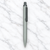 Ballpen Bazaar Matt Gray Metal Ball Pen with Black Clip Click Mechanism Black Ink | Premium Executive Pen | 1 Pen + 1 Free Refill