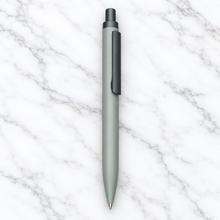 Ballpen Bazaar Matt Gray Metal Ball Pen with Black Clip Click Mechanism Black Ink | Premium Executive Pen | 1 Pen + 1 Free Refill