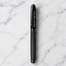 Ballpen Bazaar Metallic Glossy Gunmetal Colour Ball Pen with Black Cap & Gunmetal Clip | Openable Metal Ball Pen | Blue Ink | 1 Pen + 1 Free Refill