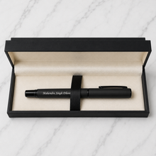 Ballpen Bazaar Tricky Jotter Matt Full Black Ball Pen with Black Cap | Press Click Mechanism | Black Ink | 1 Pen + 1 Extra Refill
