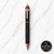 Matt Black Colour Body with Copper Colour Designer Shape Clip Twist Mechanism Ball Pen | Black Ink | Premium Metal Writing Pen | 1 Ball Pen with 1 Free Refill