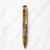 Ballpen Bazaar Full Gold Metal Ball Pen with Black Engraving & Gold Clip | Twist Mechanism | Blue Ink | Premium Executive Pen