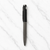 Ballpen Bazaar Metallic Glossy Designer Silver and Black Dual Colour Body Ball Pen with Silver Clip | Twist Mechanism | Black Ink | Free 1 Refill | 1 Pc