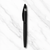 Ballpen Bazaar Matt Black Metal Ball Pen with Matt Black Cap | Openable Cap Mechanism | Blue Ink | 1 Free Refill | Executive Writing Pen | 1 Pc