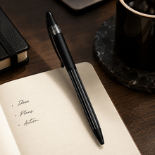 Matte Black Ball Pen – Twist Mechanism | Cross-Type Refill | Blue Ink