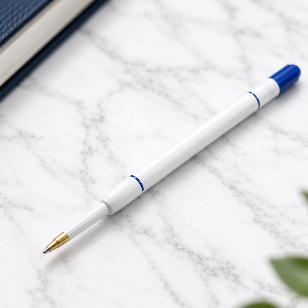 Ballpen Bazaar 0.7 MM Plastic Jotter Blue Ink Refills Set of 20 | Smooth Writing Ball Pen Refills