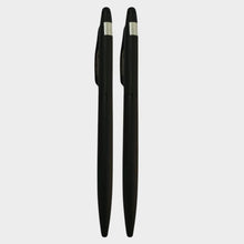 Combo of 2 Black Stylus Twist Ball Pens – Blue Ink