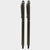 Combo of 2 Grey Stylus Twist Ball Pens – Glossy Finish | Twist Mechanism