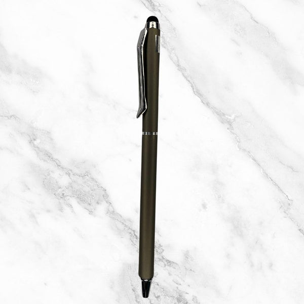 Grey Stylus Twist Ball Pen Combo – 2 Pens | BallPenBazaar