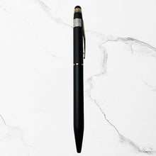 Matte Black Stylus Twist Ball Pen Combo – 2 Pens | BallPenBazaar