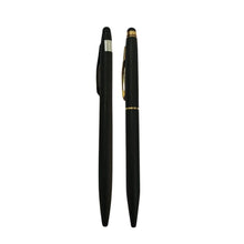 Matte Black Stylus Twist Ball Pen Combo – 2 Pens | BallPenBazaar