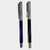 Combo of 2 Openable Cap Ball Pens – Blue & Black Finish | Silver Cap